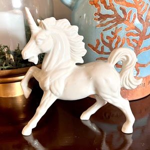 Vintage Otagiri Japan White Unicorn Figurine